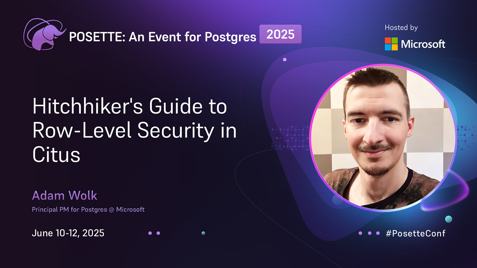 video thumbnail for Hitchhiker's Guide to Row-Level Security in Citus