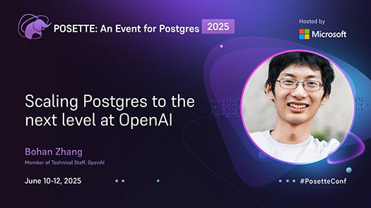video thumbnail for Scaling Postgres to the next level at OpenAI