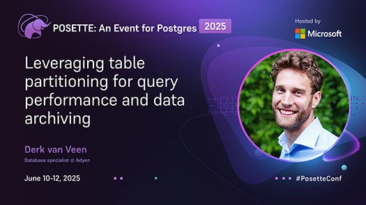 video thumbnail for Leveraging table partitioning for query performance and data archiving