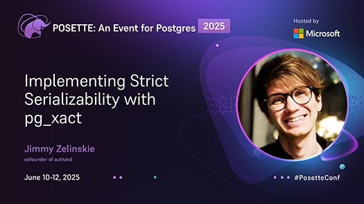 video thumbnail for Implementing Strict Serializability with pg_xact