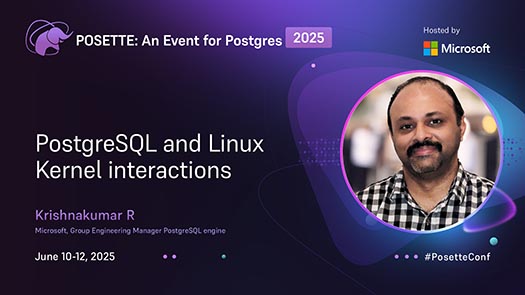 video thumbnail for PostgreSQL and Linux Kernel interactions