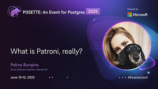 video thumbnail for What is Patroni, really?