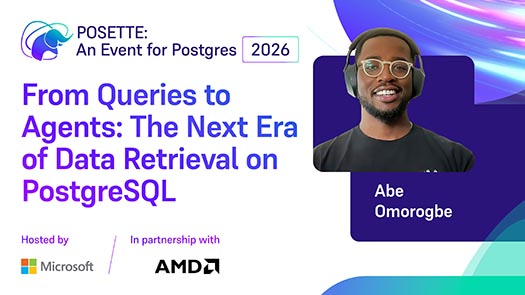 video thumbnail for From Queries to Agents: The Next Era of Data Retrieval on PostgreSQL
