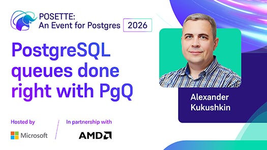 video thumbnail for PostgreSQL queues done right with PgQ