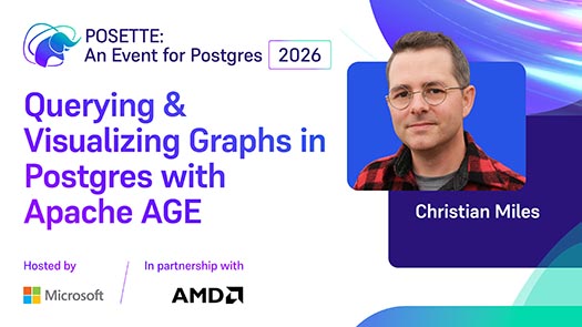 video thumbnail for Querying & Visualizing Graphs in Postgres with Apache AGE