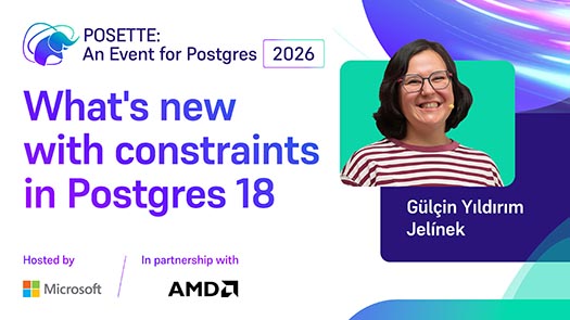 video thumbnail for What's new with constraints in Postgres 18