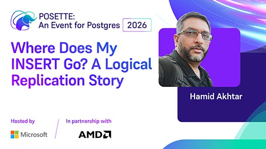 video thumbnail for Where Does My INSERT Go? A Logical Replication Story