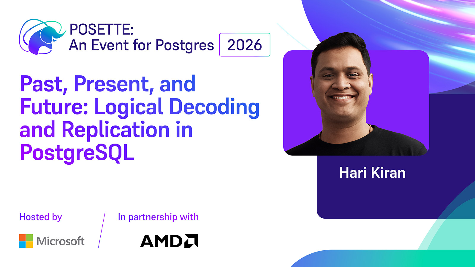 video thumbnail for Past, Present, and Future: Logical Decoding and Replication in PostgreSQL