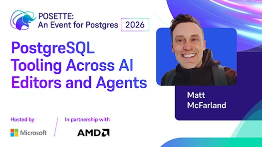 video thumbnail for PostgreSQL Tooling Across AI Editors and Agents