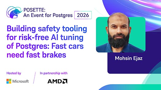 video thumbnail for Building safety tooling for risk-free AI tuning of Postgres: Fast cars need fast brakes