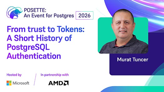 video thumbnail for From trust to Tokens: A Short History of PostgreSQL Authentication