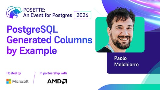 video thumbnail for PostgreSQL Generated Columns by Example