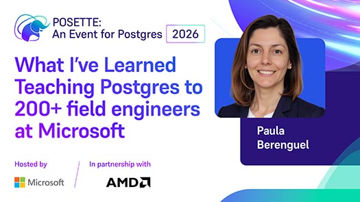 video thumbnail for What I’ve Learned Teaching Postgres to 200+ field engineers at Microsoft