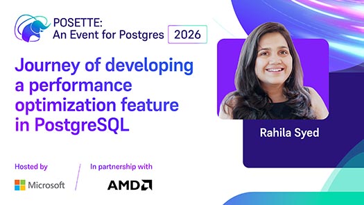 video thumbnail for Journey of developing a performance optimization feature in PostgreSQL