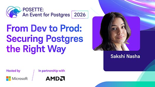 video thumbnail for From Dev to Prod: Securing Postgres the Right Way