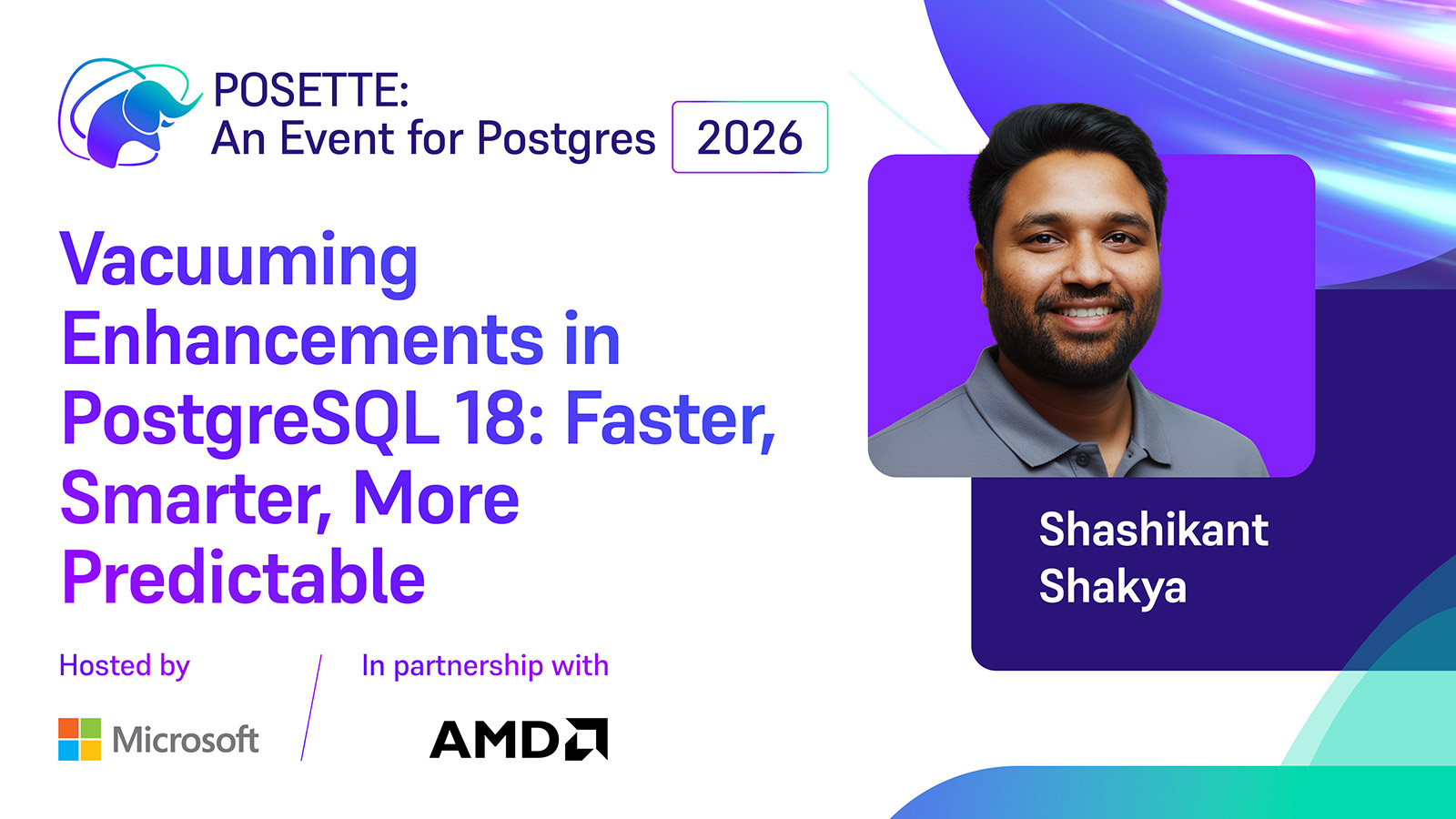 video thumbnail for Vacuuming Enhancements in PostgreSQL 18: Faster, Smarter, More Predictable