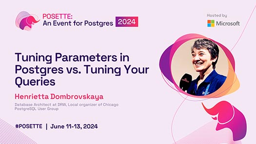 video thumbnail for Tuning Parameters in Postgres vs. Tuning Your Queries