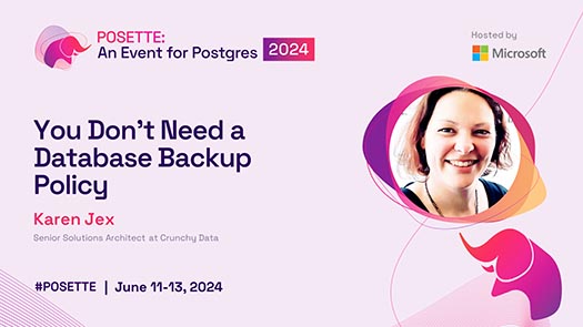 video thumbnail for You Don't Need a Database Backup Policy