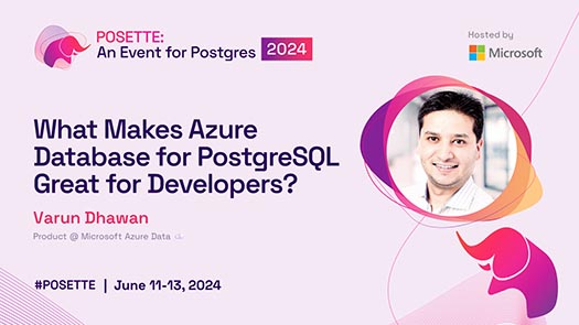 video thumbnail for What Makes Azure Database for PostgreSQL Great for Developers?